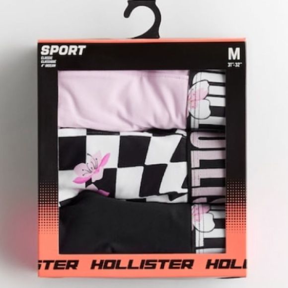 Hollister Other - NWT-Hollister Men’s Sport Boxer Brief 3-Pack (Cherry Blossom Collection & Print)